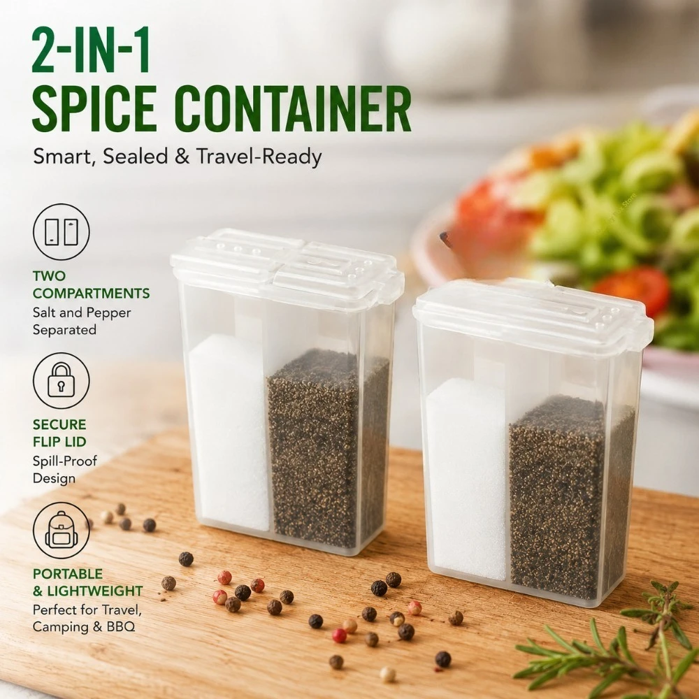 多用途 2in1 スパイスジャー 2/4/6 オプションの  - Camping Cooking Options のレビューと価格