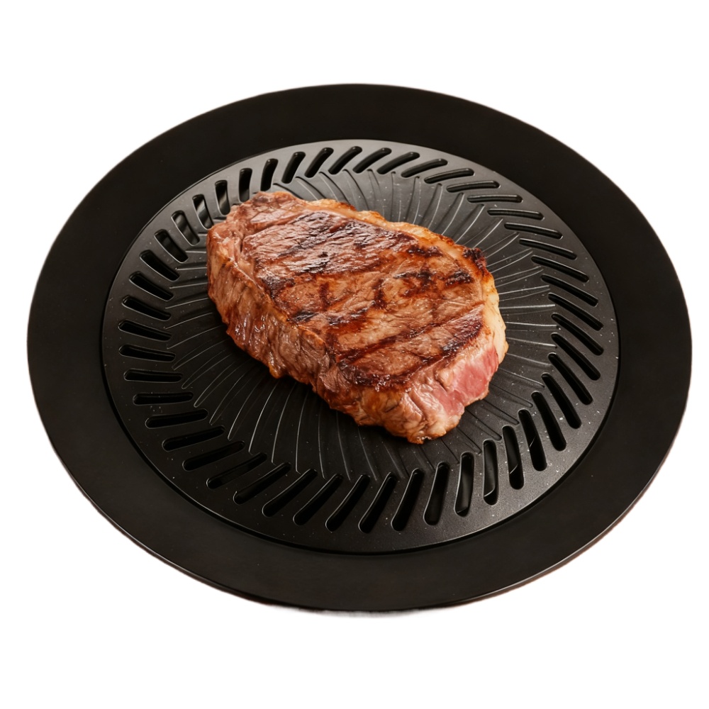 KOSUN アルミグリルパン 丸型 ノンスティック バーベキ - Camping Cooking Vegetables のレビューと価格
