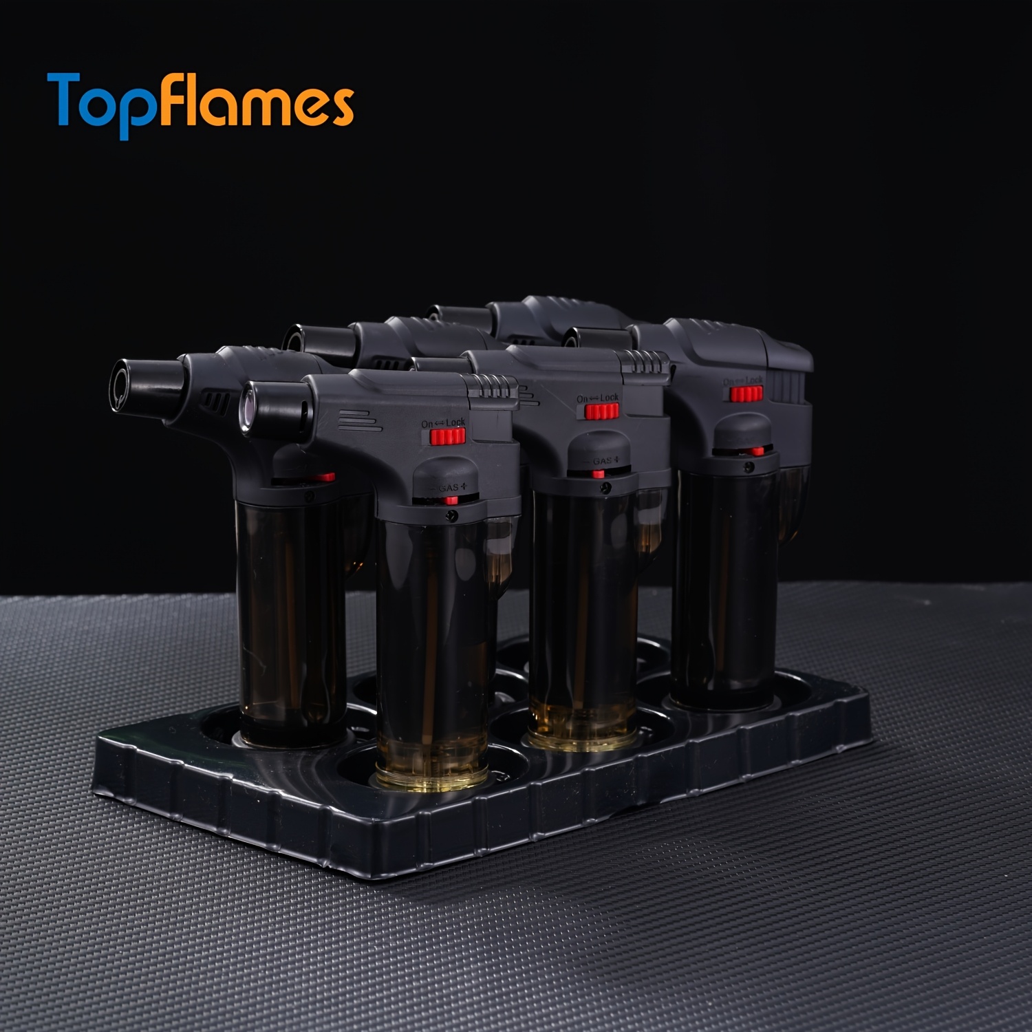 6個入りスプレーガンジェットブタンガス点火器、調整可能な炎の - Camping Cooking Butane のレビューと価格
