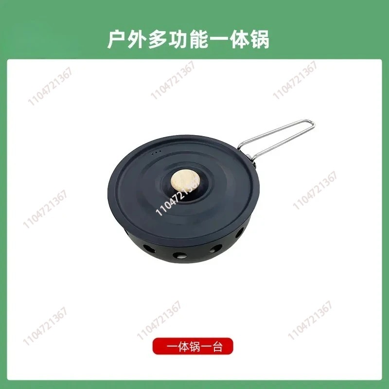 多機能屋外一体型ポット アウトドアキャンプピクニックポット  - Camping Cooking Vegetables のレビューと価格