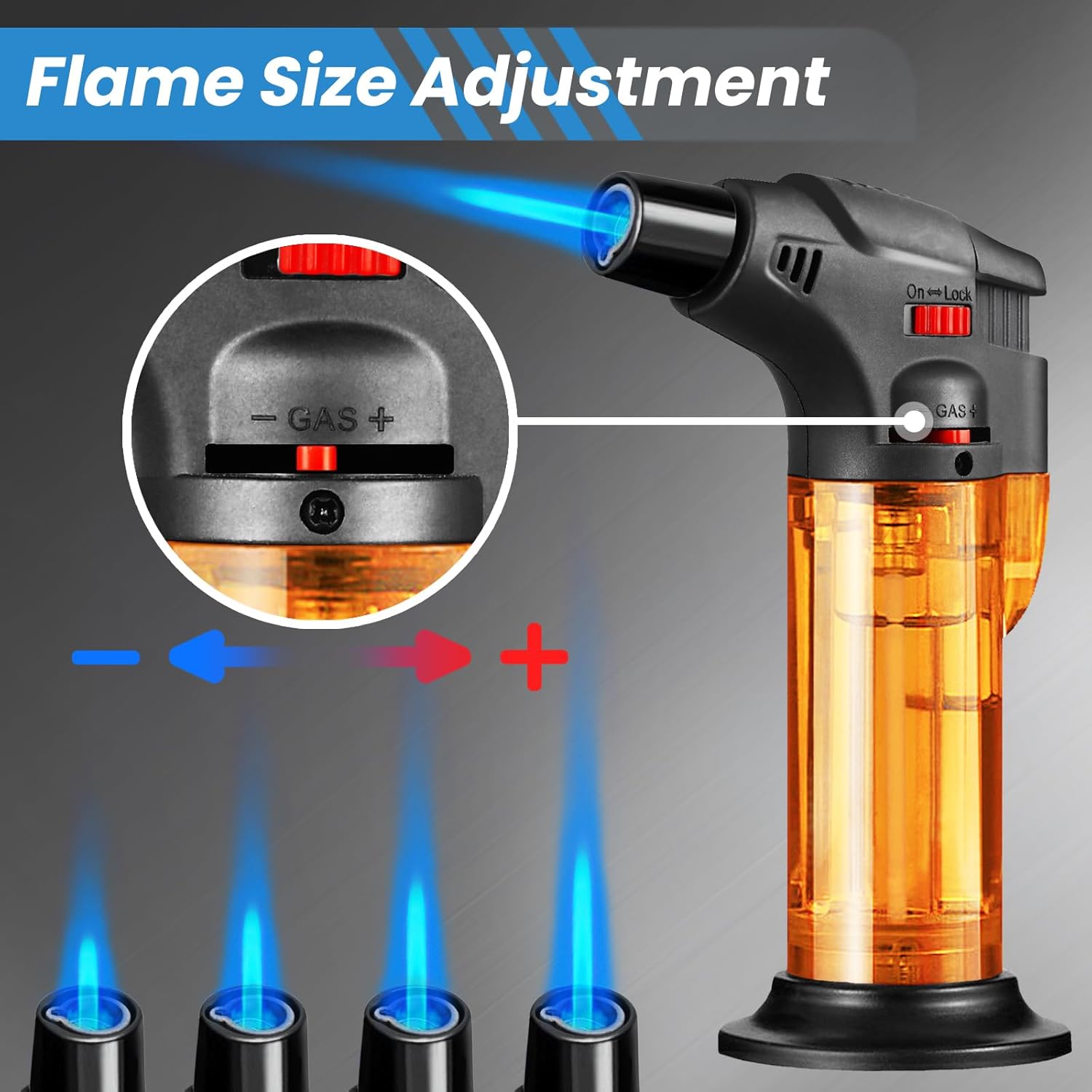 ブタン詰め替え式ジェットフレームトーチライター、キャンドル、 - Camping Cooking Butane のレビューと価格